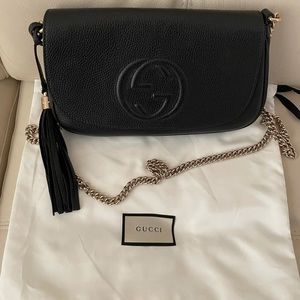 Stunning GUCCI 536224 Soho Leather Bag Crossbody